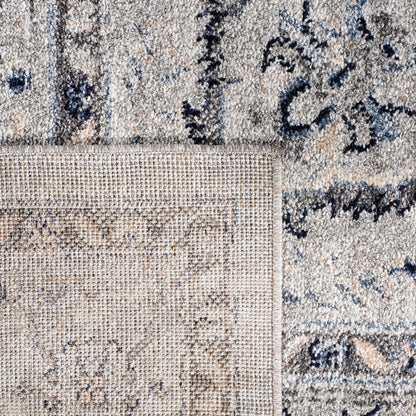 SAFAVIEH Charleston Collection X-Large Area Rug - 11' x 15', Grey & Dark Grey, Oriental Distressed Design, Non-Shedding & Easy Care, Ideal for High Traffic Areas in Living Room, Bedroom (CHL411F)