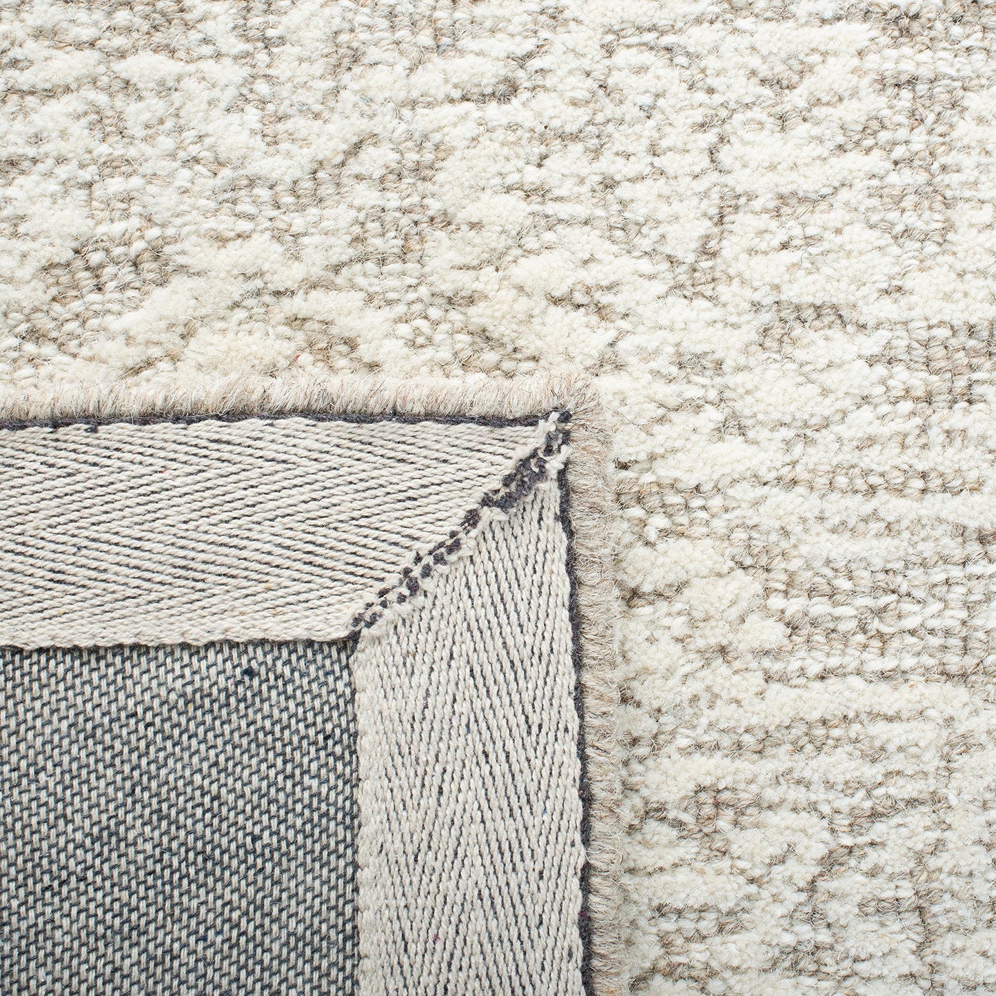SAFAVIEH Area Rug 10x14 - Metro Collection - Large - Natural & Ivory, Handmade Wool, Ideal for Living Room, Bedroom, Dining Space (MET998A)