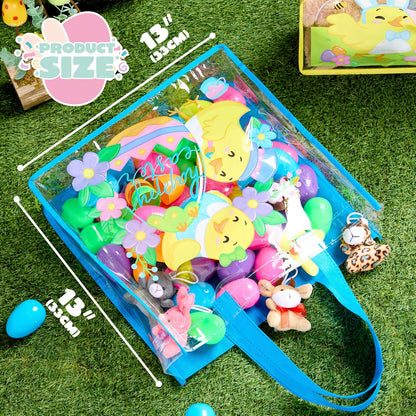 6 13" 13" 4" 6 13" 13" 4", JOYIN Pcs Easter Party Favor Supplies Gift Bags For Kids, x x Big Size Non Woven Goodie