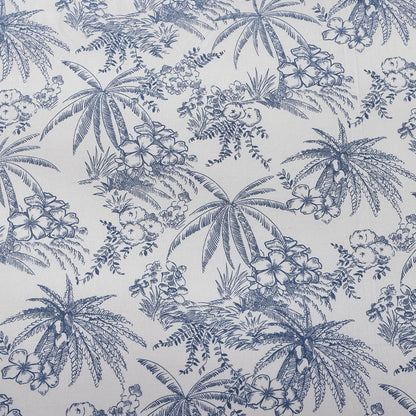 Tommy Bahama- King Duvet Cover Set, Reversible Cotton Bedding Set with Matching Shams, Coastal Bedding Set (Pen and Ink Blue, King)