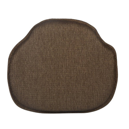 Klear Vu Gripper Omega Non-Slip Windsor Chair Cushions with Skid-Proof Seat Pad for Dining Room, Kitchen, and Office Use, 16x15 Inches, 4 Count (Pack of 1), Chestnut
