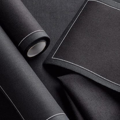 Cotton Cocktail Napkin - Black - 4.3 x 4.3 in - 50 units per roll