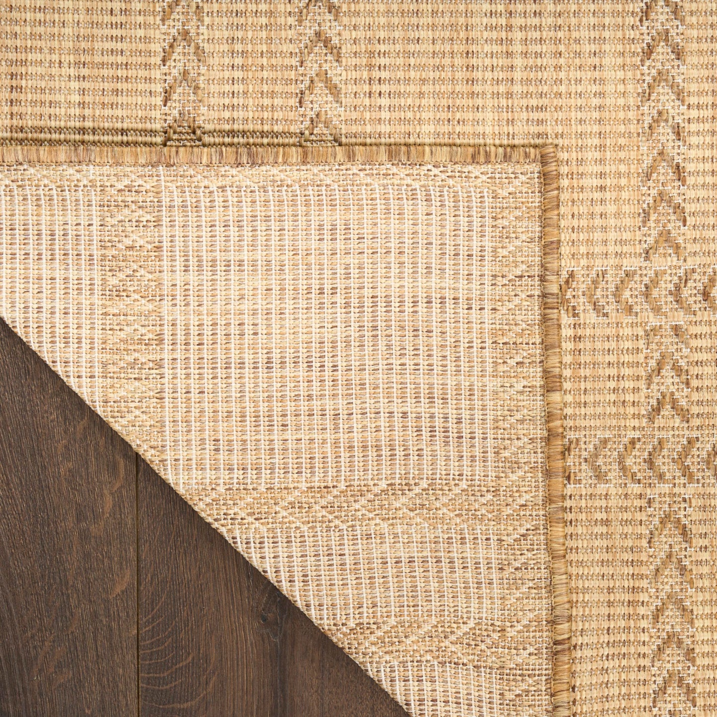 Nourison Home Horizon Indoor/Outdoor Natural 4' x 6' Area Rug - Easy Clean, Non Shedding, Bed Room, Living Room, Dining Room, Kitchen (4' x 6')