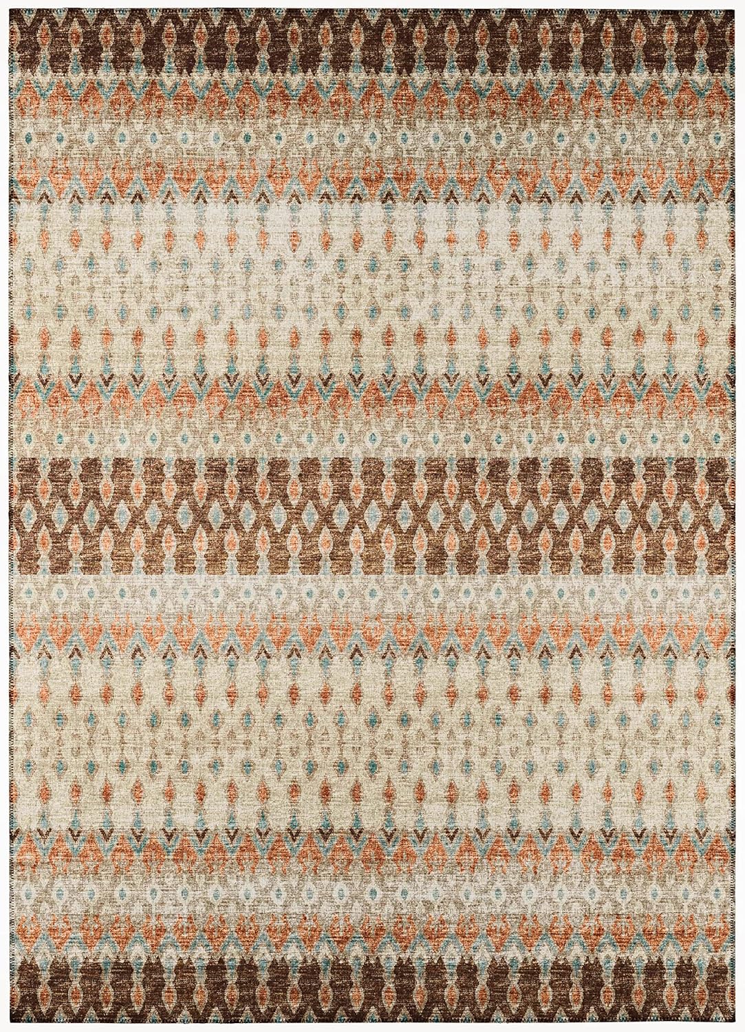 Bravado ABV31 Canyon Washable Area Rug, 1'8" x 2'6", Indoor Outdoor, Easy Clean, Non-Shedding, for Living Room