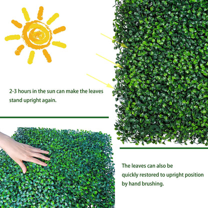 ODTORY Artificial Ivy Privacy Fence Wall Screen: 6FT X 12FT (72 sqft) UV-Anti Faux Boxwood Roll Panels Greenery Backdrop Ivy Vine Leaf Hedges Fence Panels for Indoor Outdoor Green Decor