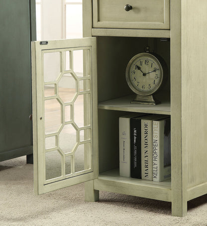 24/7 Shop at Home Bacliff Side Table, White