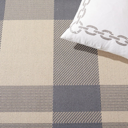 SAFAVIEH Courtyard Collection Accent Rug 2' x 3'7", Grey & Bone, Indoor/Outdoor Washable for High Traffic Areas
