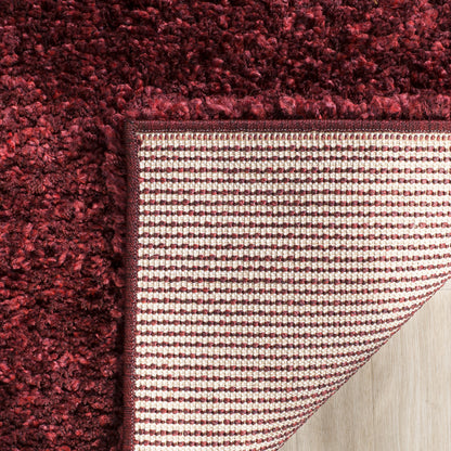 SAFAVIEH California Shag Collection Area Rug - 9'6" x 13', Maroon, Non-Shedding & Easy to Clean, Ultra Plush Thick Pile, Ideal for Living Room, Bedroom, Dining Space (SG151-4242)