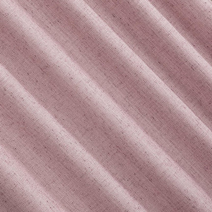 Sun Zero Roxy Generation Slub Texture Tacked Bow Semi-Sheer Tie Top Curtain Panel, 50" x 84", Pink