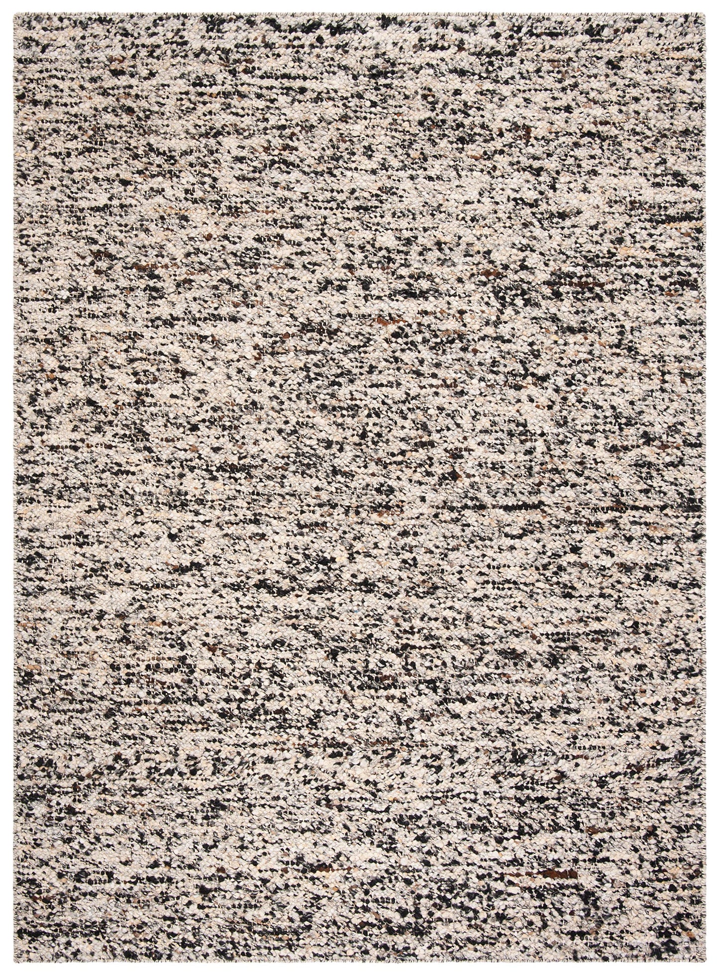 SAFAVIEH Area Rug 8x10 - Natura Collection - Large - Beige & Grey, Handmade Wool, Ideal for Living Room, Bedroom, Dining Space (NAT263F)