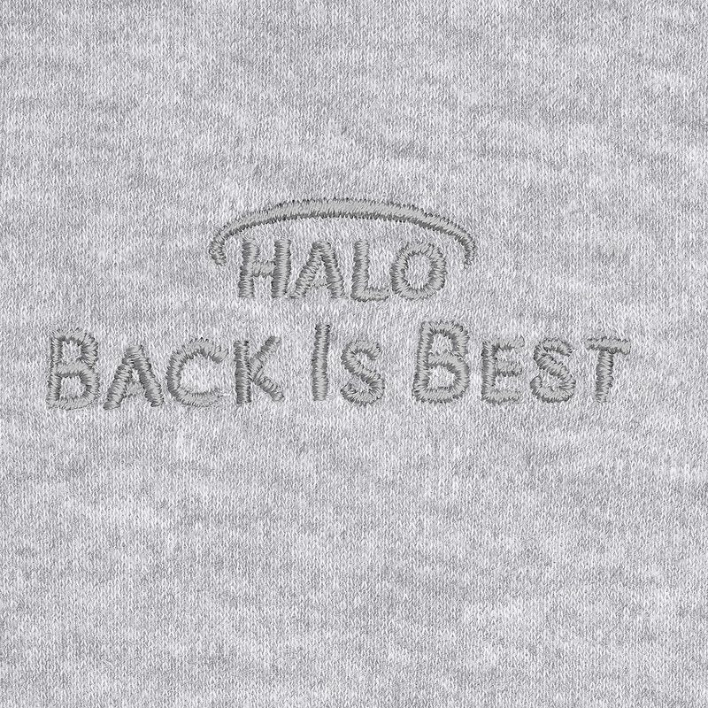 HALO Baby Sleepsack Swaddle Wearable Blanket, 3-Way Adjustable Infant Sleepsack, TOG 1.5, Ideal Temp, Heather Grey/Aqua, Newborn, 0-3 Months, 6-12 Pounds