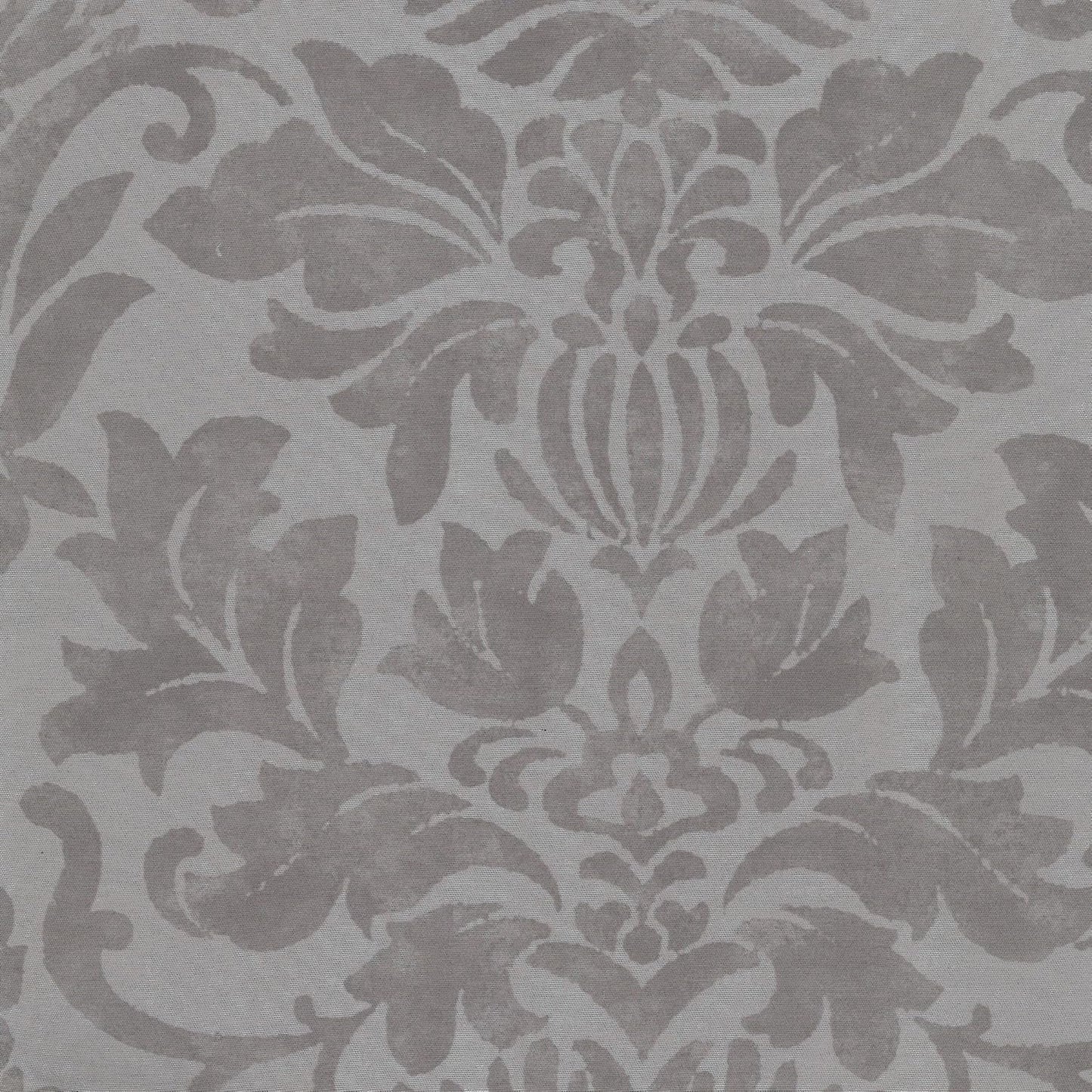 Elrene Home Fashions Antonia Floral Damask Waterfall Window Valance with Tassels, 52"x36", Silver