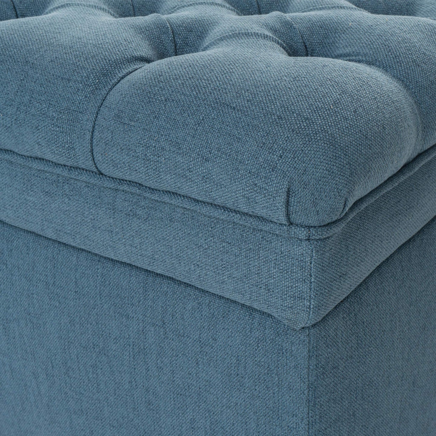 Christopher Knight Home Juliana Fabric Storage Ottoman, Blue