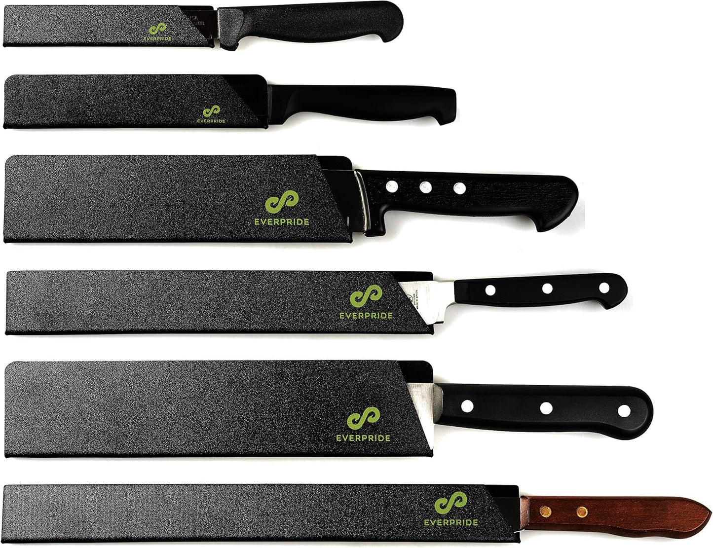EVERPRIDE Chef Knife Sheath Set, 6-Piece Universal Blade Edge Cover Guards for Kitchen Knives