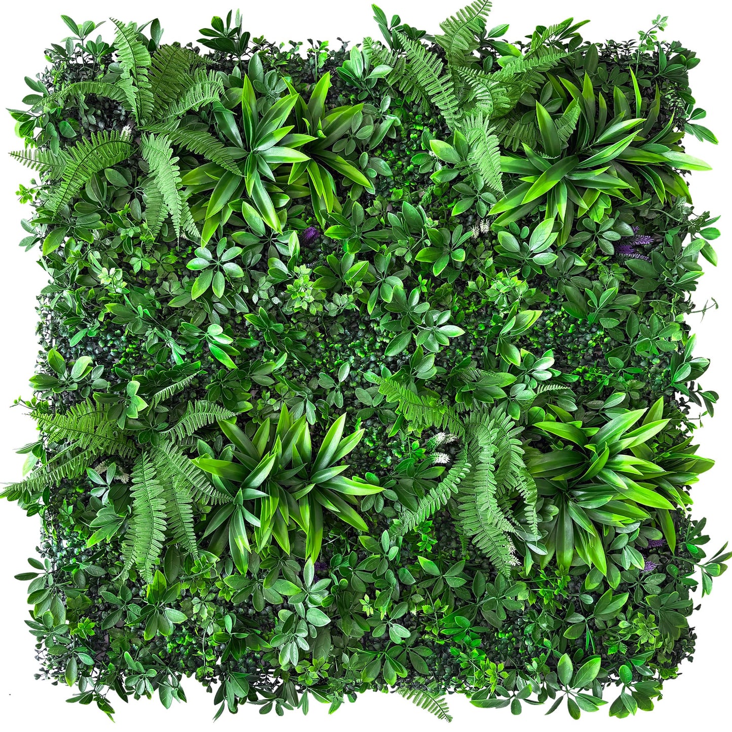 TTTM Artificial Hedge Grass Wall Panel: 20"x20" 24 Pcs Faux Boxwood Ivy Greenery Decor with UV Protection for Outdoor and Indoor Privacy Screen, Garden Fence, and Party Green Backdrop