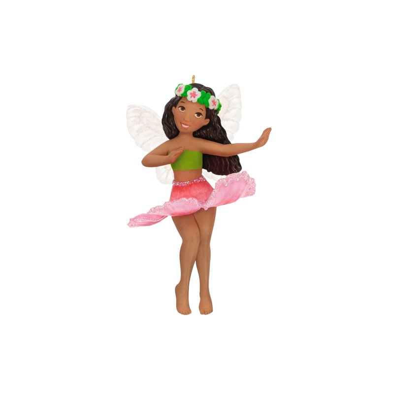 Hallmark Keepsake Christmas Ornament 2024, Fairy Messengers Hibiscus Fairy, Gift for Her