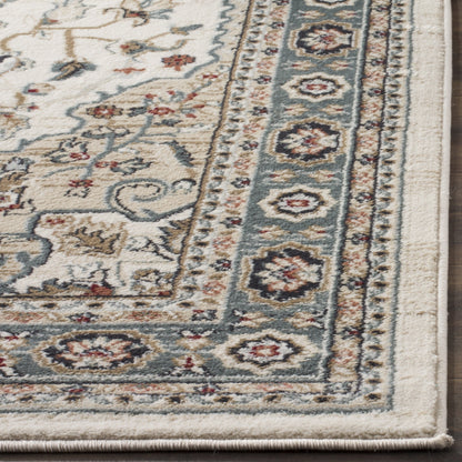 SAFAVIEH Lyndhurst Collection Area Rug - 9' x 12', Cream & Beige, Traditional Oriental Design, Non-Shedding & Easy Care, Ideal for High Traffic Areas in Living Room, Bedroom (LNH338B)