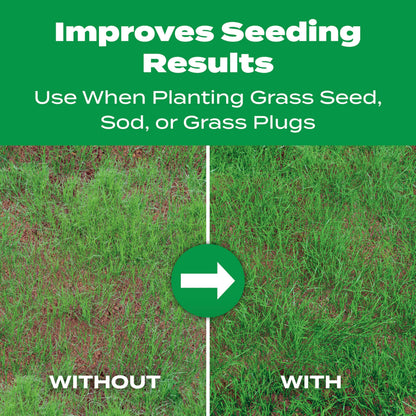 Scotts Turf Builder Starter Food for New Grass, 15 lb. - Lawn Fertilizer for Newly Planted Grass, Also Great for Sod and Grass Plugs - Covers 5,000 sq. ft.