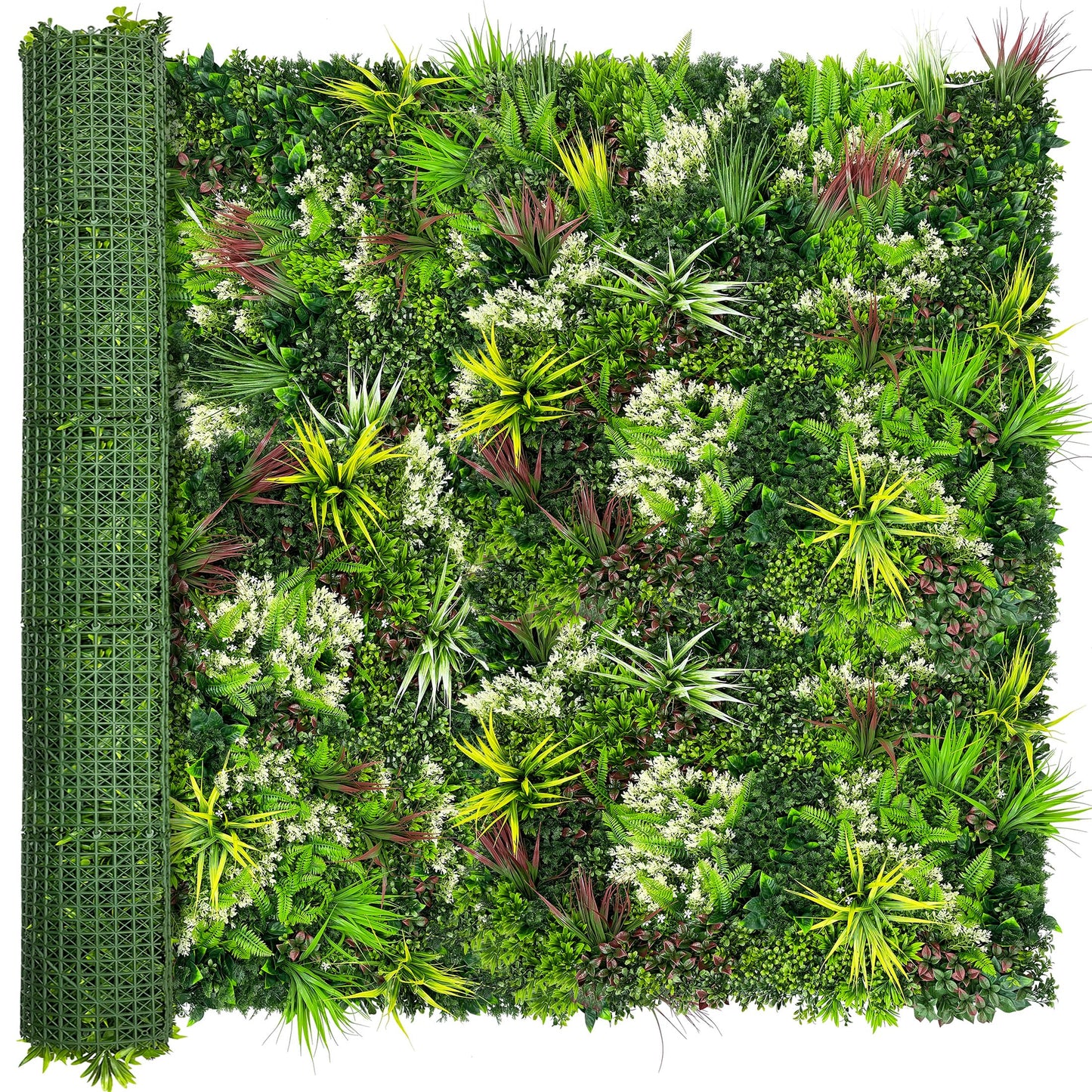 ODTORY Artificial Plant Wall Panels: 6FT×12FT UV-Anti Faux Grass Wall Backdrop Boxwood Ivy Fence Privacy Screen Fake Greenery Leaf Hedge for Outdoor,Indoor,Garden,Backyard and Home Decor