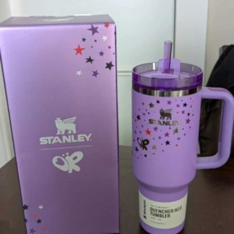 Plating Black Stanley Quencher H2.0 Tumbler – 40 oz Travel Cup