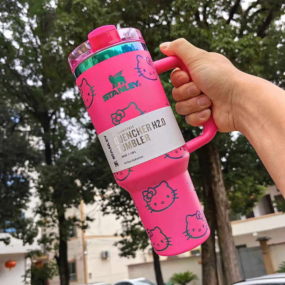 Valentine Day Stanley Quencher H2.0 Tumbler – 40 oz Travel Cup
