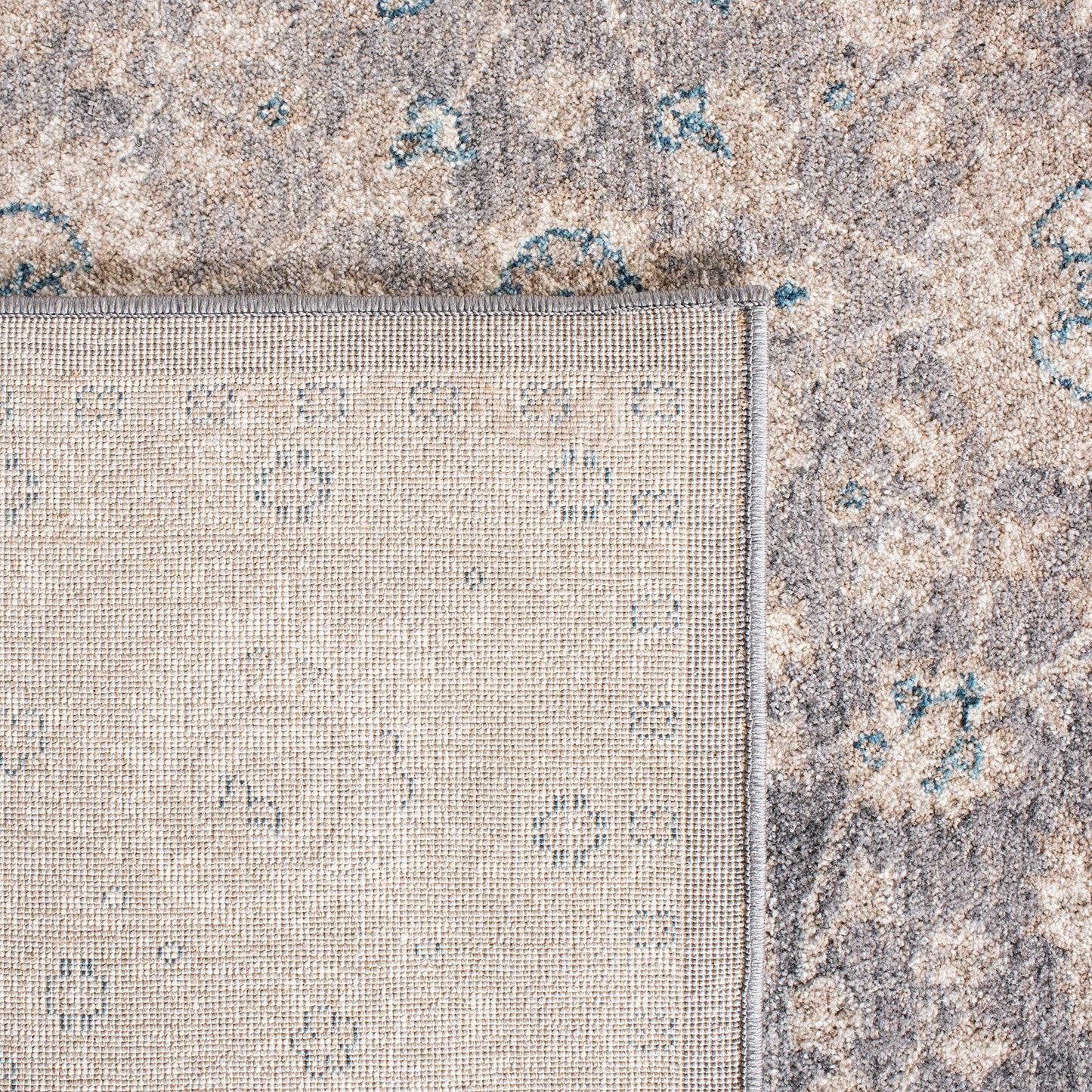 SAFAVIEH Sofia Collection Area Rug - 10' x 14', Light Grey & Beige, Vintage Oriental Distressed Design, Non-Shedding & Easy Care, Ideal for High Traffic Areas in Living Room, Bedroom (SOF330B)