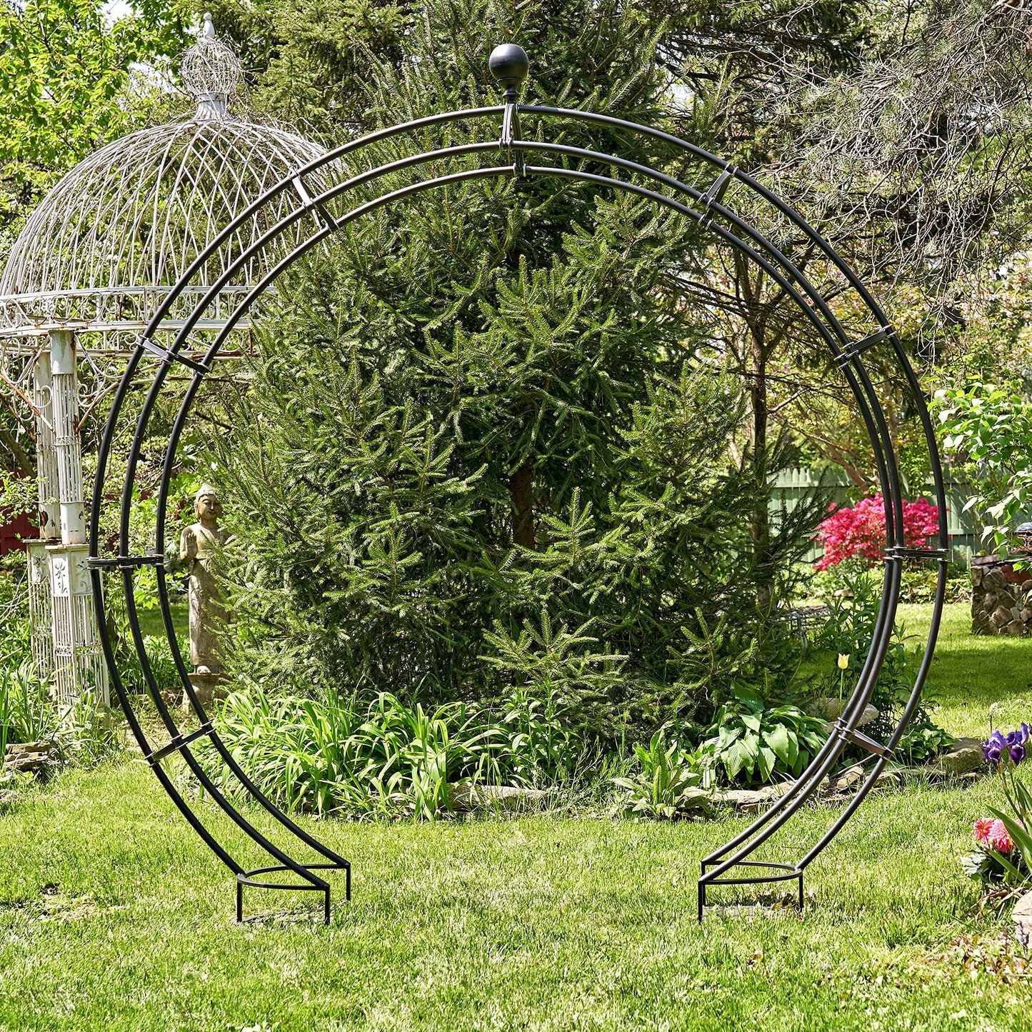 Large Elegant Round Garden Arch Moon Gate