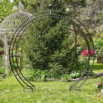 Large Elegant Round Garden Arch Moon Gate
