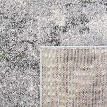 2'6" 4', (ADR134F) SAFAVIEH Adirondack Collection Accent Rug - x Green & Grey, Modern Abstract Design, Non-Shedding