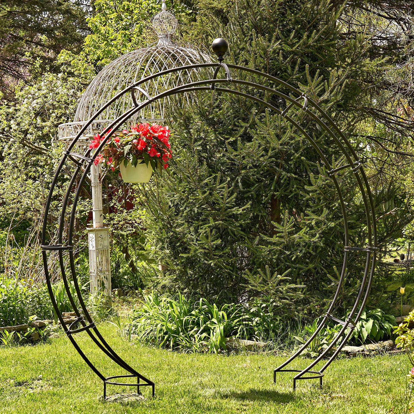 Large Elegant Round Garden Arch Moon Gate