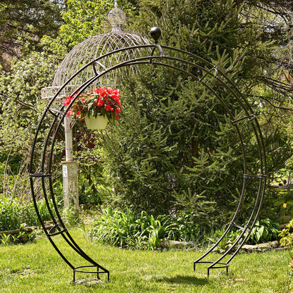Large Elegant Round Garden Arch Moon Gate
