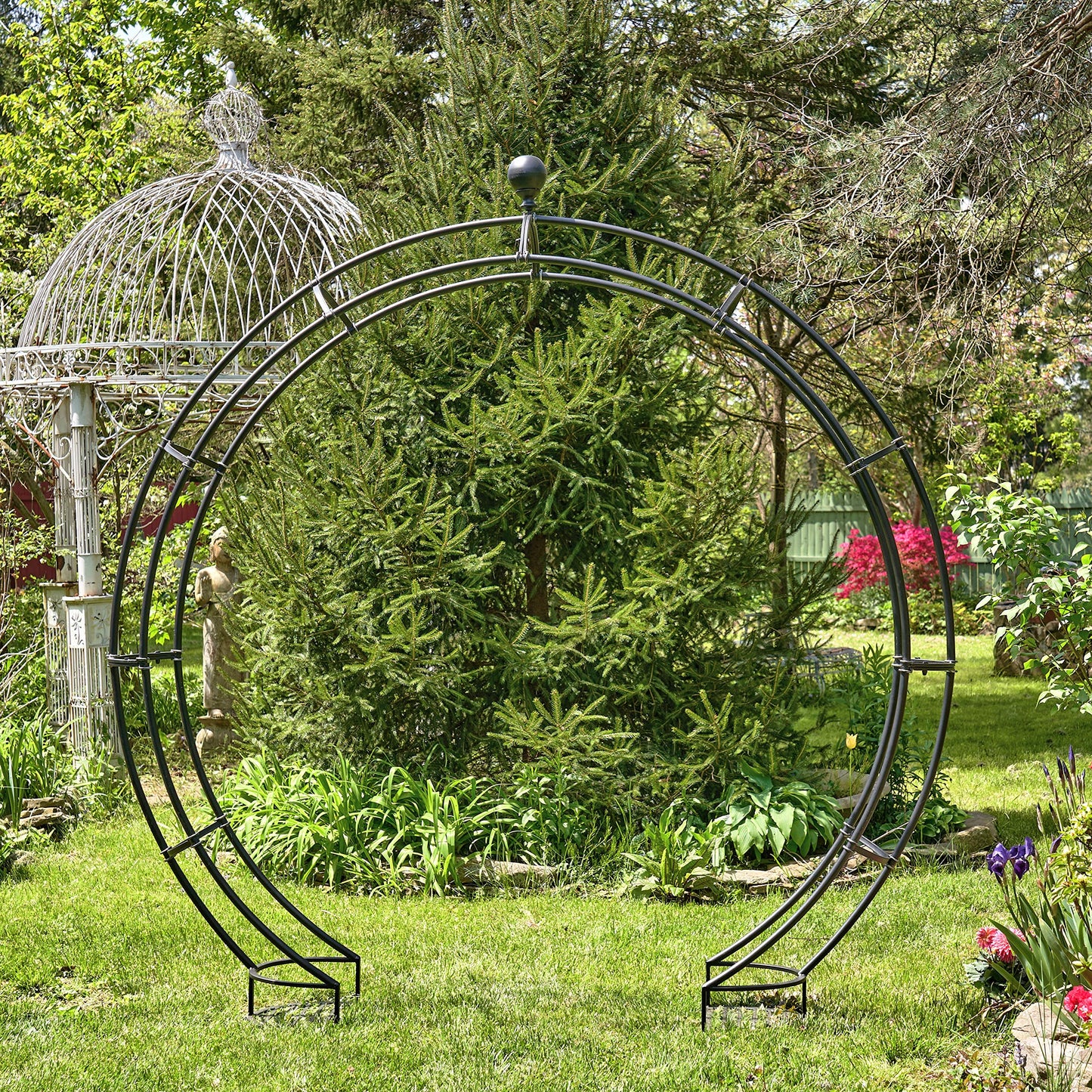 Large Elegant Round Garden Arch Moon Gate