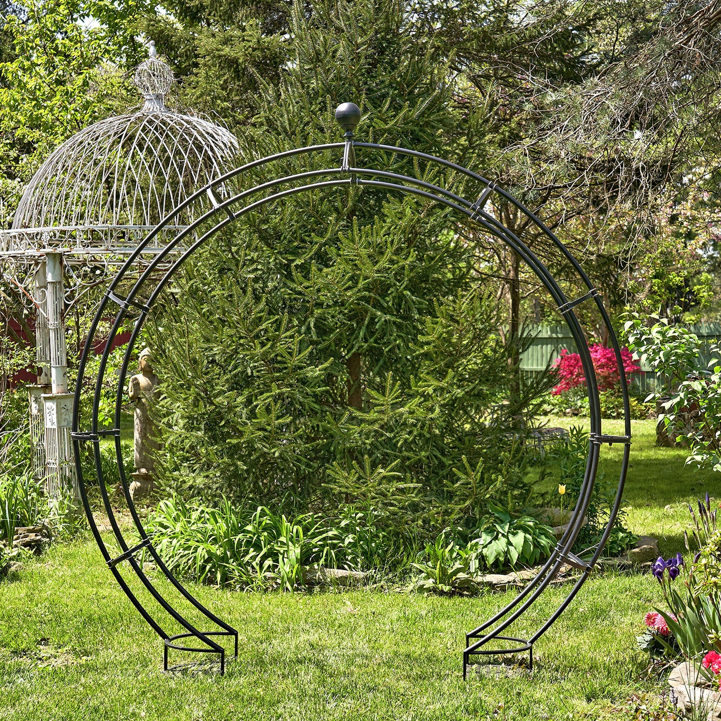 Large Elegant Round Garden Arch Moon Gate